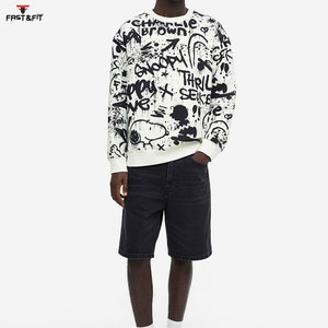 2025 Hot Design Custom Made Hommes Sweats Coton Tissu Ras Du Cou Sweats À Capuche Sweat Fabriqué au Pakistan pour L'hiver - Product Image 2