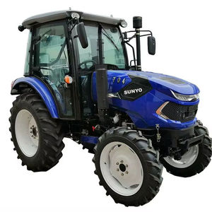 Tracteur chenillé 4x4 de 55 CV, mini-tracteur agricole avec moteur, pompe, transmission par engrenages et roulement pour l'agriculture - Product Image 1