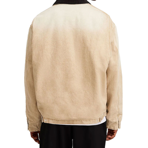 แจ็กเก็ตยีนส์มีสไตล์ของผู้ชายเสื้อแจ็กเก็ตยีนส์ผ้าฝ้ายสำหรับผู้ชาย - Product Image 3