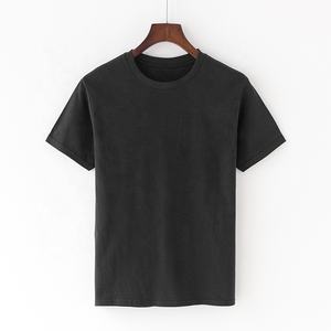 Manufacturer Wholesale Classic Cotton T-Shirt for Men 100% Jersey Casual Knitted Tee with 3D Puff Print Plus Size Blank Design - Product Image 3