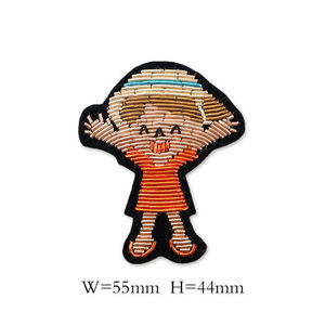 เข็มกลัดทองแดงปักลายทำด้วยมือโลโก้ตามสั่ง - Product Image 2