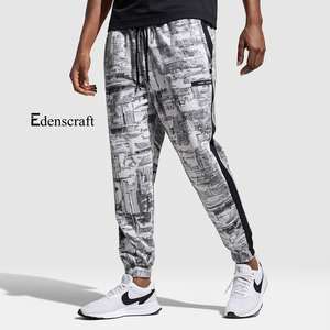 Pantalons de jogging pour hommes imprimés, coupe régulière, tissu mi-lourd, streetwear décontracté, vêtements de sport, vêtements de tous les jours, 99% coton - Product Image 6