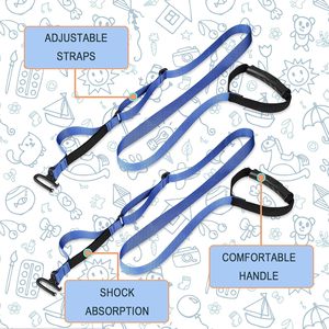 Imbracatura per Snowboard per Bambini con <span class=keywords><strong>Zaino</strong></span> e Cintura di Sicurezza Regolabile - Ecologica e Resistente per Principianti - Product Image 6
