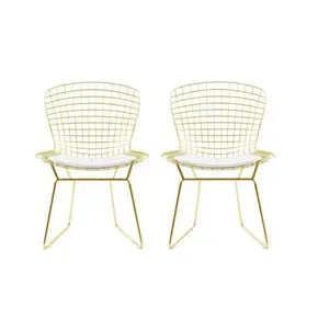 Nouveauté, vente en gros de meubles de luxe nouveau look pour fête de mariage et événement chaise en métal moderne de luxe de grande qualité - Product Image 4