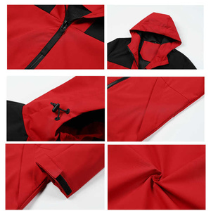 Veste Softshell à Capuche pour Homme, OEM, Imperméable, Coupe-Vent, Légère, Respirante, Manches Longues - Product Image 6