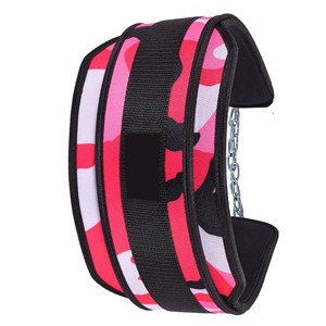 CrossFit Levantamiento de pesas Gimnasio Entrenamiento Dip Belt Unisex Neopreno Culturismo Logotipo personalizado Transpirable Fitness Accesorio - Product Image 5