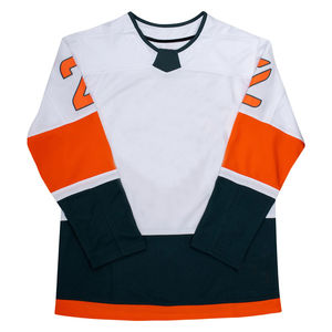 Maillot de hockey sur glace personnalisé, sublimation, polyester respirant, uniforme, séchage rapide, couture durable, vêtements d'entraînement sportif, 2025 - Product Image 6