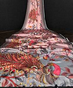 Vêtement traditionnel Saree en rayonne richement beau avec chemisier non cousu pour mariages et fêtes - Product Image 3