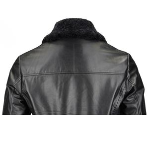 Chaqueta de Invierno Original de Piel de Oveja para Hombre, Cuello Alto, Impermeable, Diseño Moderno, OEM, Alta Calidad, Personalizable y Elegante - Product Image 6