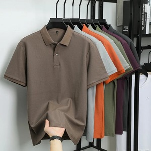 Chemise pour homme 100% toile, nouvelle collection, manches courtes, été, personnalisable, unie, de haute qualité, luxe, boutique, décontractée, séchage rapide - Product Image 2