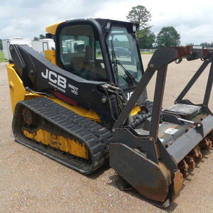 Durable JCB 325T Skid Steer Forestry Mulcher <b>Attachment</b> 4 Wheel Drive Euro5 Engine Heavy Duty Mulching <b>Machine</b> High Load Moment - Product Image 4
