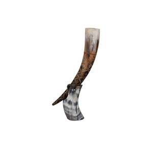 Cuerno Vikingo de Lujo Pulido a Mano con Soporte de Hierro, Regalos de Navidad para Hombres, Cuernos para Beber, Mejor Precio - Product Image 5
