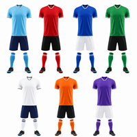 Vêtements de football unisexes en polyester 100% - Vente en gros d'usine - Short à séchage rapide - 220g - Toutes saisons - Adultes