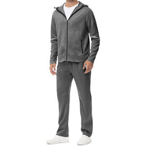 Último DISEÑO DE chándales deportivos lisos para hombre, servicio OEM de gimnasio personalizado, ropa deportiva ajustada transpirable lisa, chándal para hombre - Product Image 3