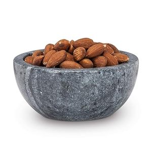 Pierre de marbre noir pur, bol à fruits, bol sculpté à la main - Product Image 3