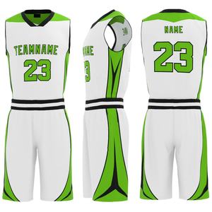 Diseño de uniforme de baloncesto personalizado, camiseta y pantalones cortos de baloncesto OEM para hombre - Product Image 5