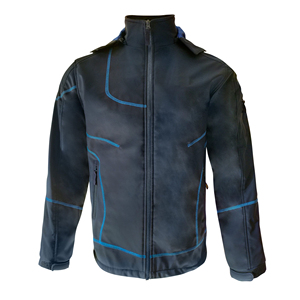 แจ็คเก็ตบุนิ่มแนวยุทธวิธีของผู้ชายเสื้อแจ็คเก็ตแบบเย็บติดมีฮู้ดกันน้ำกันลมมีสไตล์ไม่เหมือนใคร - Product Image 3