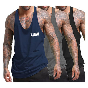 Fitness Stringer For Men Breathable Gym Stringer <b>Tank</b> <b>Tops</b> Sweat Wicking <b>Workout</b> <b>Tank</b> <b>Tops</b> Made In Pakistan For Gym Enthusiasts - Product Image 3