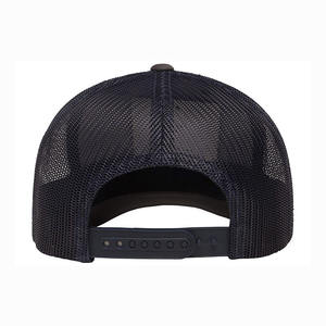 Gorra Trucker Unisex al por Mayor, de 6 Paneles, con Impresión por Transferencia de Calor, Transpirable, Impermeable, 100% Algodón, con Logotipo Personalizado, Gorra Negra Lisa - Product Image 4