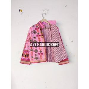 Chaqueta de Terciopelo y Algodón Hecha a Mano, Ropa de Invierno, Chaqueta de Tela de Terciopelo de Verano con Bordado Suzani, Abrigo Térmico para Mujer, Estilo Bata - Product Image 3