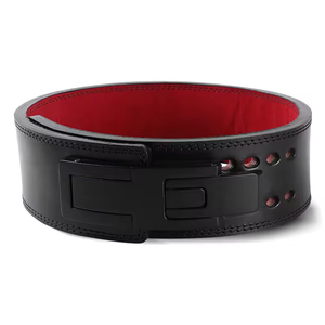 Ceintures de musculation en cuir de vache personnalisées tendance, double support, protection professionnelle, équipement de fitness pour l'entraînement - Product Image 2