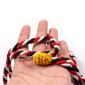 Braided Whistle Rope Lanyard for Ceremonial Uniforms and Accessories | Wholesale Regimental Uniform Maroon Lanyard Cord for Sale - Product Image 5