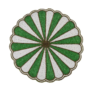 แผ่นรองจานและเสื่อหลากสีดีไซน์แบบลูกปัดสำหรับตกแต่งบ้านโต๊ะรับประทานอาหารปาร์ตี้แฟชั่นเรืองแสง - Product Image 2