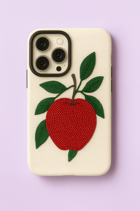 เคสโทรศัพท์ตกแต่งด้วยลูกปัดสไตล์วินเทจทำด้วยมือหลากสีโมเสคสี่เหลี่ยมปักลายหรูหราป้องกันแบบดั้งเดิม - Product Image 3