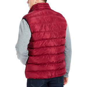 Gilet d'hiver pour homme de couleur personnalisée, anti-rides, rembourrage 100% polyester, streetwear décontracté, coupe-vent, service OEM - Product Image 6