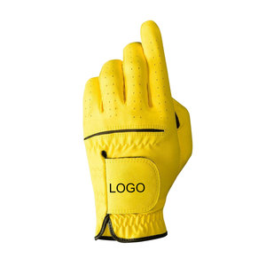 Guantes de golf de cuero de calidad superior para hombres y mujeres Diseño personalizado y logotipo de fabricación de color para piel de oveja deportiva - Product Image 6