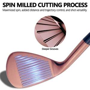 अच्छी गुणवत्ता सस्ती इलेक्ट्रोप्लेटेड स्टेनलेस स्टील्स गोल्फ 60 ° वेज शुरुआती एक - Product Image 2