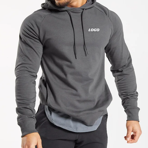 Sudaderas con capucha de alta calidad para hombre, sudaderas con capucha transpirables OEM, sudaderas con capucha personalizadas con estilo, venta al por mayor, tamaño de logotipo personalizado, Sudadera con capucha negra para hombre - Product Image 6