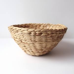 Cestas de almacenamiento pequeñas, hechas a mano, de jacinto de agua, contenedor, estante, organizador de cajones - Product Image 1