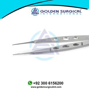 Pinzas de Sutura Castroviejo de Acero Inoxidable de la Mejor Calidad, Cantidad a Granel, 0.5 mm con Mango de Tres Orificios - Product Image 5