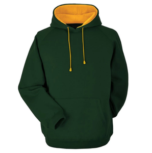 Sudadera con capucha térmica para hombre con bolsillo de canguro, estampado de expresión, Material polar, patrón sólido, teñido liso, temporada de invierno - Product Image 2