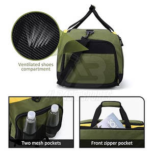 Último diseño multifuncional al aire libre Fitness gimnasio bolsa logotipo personalizado al por mayor bolsa de gimnasio para Unisex - Product Image 4