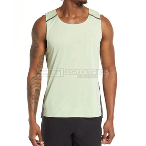 Custom Logo Quick Dry <b>Men</b> <b>Gym</b> Stringer Tank Top Bodybuilding Muscle Fit Y Back Sleeveless Workout <b>Vest</b> for Fitness Training - Product Image 5
