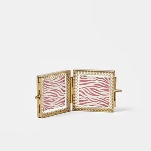 Modern Art-Style Square Metal Photo <b>Frame</b> Eco-Friendly Custom Sizes Gold Vintage Glass <b>Wall</b> Hanging Home Office Decor - Product Image 6