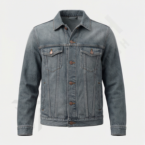 Veste en jean imperméable élégante pour homme 2025, confortable, respirante, décontractée, de qualité supérieure, collection streetwear automne-hiver - Product Image 1