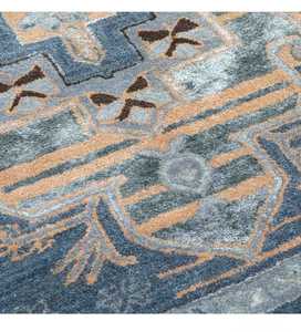 พรมไหมพรมขนสัตว์ทำมือสุดหรูทันสมัยผ้านิ่มผูกปมปรับแต่งได้ขนาด5x8ถึง12X14ลวดลายนามธรรมสำหรับบ้านสำนักงานโรงแรม - Product Image 1