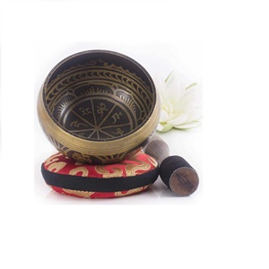 ชามหิมาลายาทำมือแบบทำมือชามร้องเพลงแบบธิเบต - Product Image 1