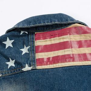 <b>Men's</b> New European Button Short-Sleeved Denim Shirt Washed Tooling Jeans <b>Jacket</b> America Loose Retro 2025 <b>Summer</b> Half-Sleeved Top - Product Image 4