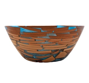 Cuenco de resina Woods & Blue 800 Cuenco de resina hecho a mano más vendido Diseño de aspecto de mármol Directo DE LA India al mejor precio - Product Image 1