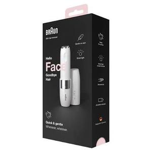 <b>Face</b> Mini FS1000 Women's Electric <b>Face</b> Shaver White Rechargeable Battery Powered <b>Epilator</b> for Facial Hair - Product Image 1
