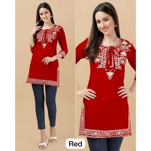 Tendance Grossiste Rayonne Premium Qualité Fantaisie Tunique Tops Meilleure Qualité Vente Nouvelle Arrivée Robe Prix de Gros Western Design - Product Image 1
