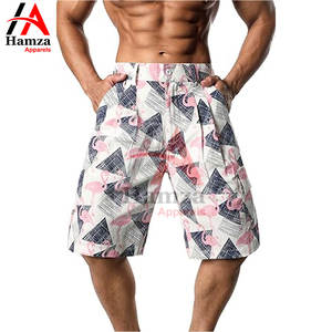 Pantalones cortos informales de algodón y poliéster para hombre, pantalones cortos de playa de secado rápido, transpirables, personalizables - Product Image 2