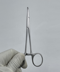 Pince hémostatique de qualité supérieure Pince à moustiques Halsted Pince à artères Instrument chirurgical allemand droit/incurvé en acier inoxydable - Product Image 2