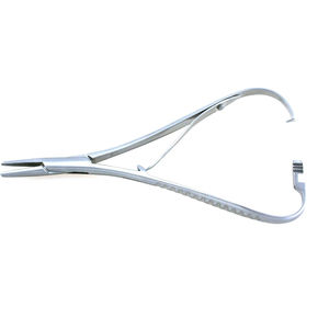 Instrumento de ortodoncia, aguja Mathieu, punta estrecha, carburo de tungsteno, Punta dentada, soporte de aguja Dental Mathieu dorado - Product Image 1