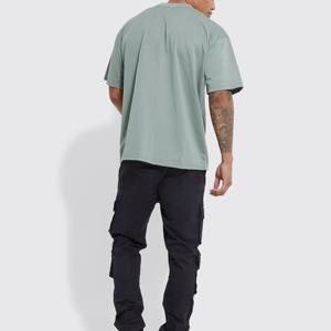 Pantalon cargo décontracté multi-poches léger pour homme, respirant, écologique, pour le sport de plein air, streetwear, course à pied, entraînement, jogging, salle de sport - Product Image 2