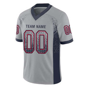 Maillot de football américain respirant en vente chaude pour hommes, taille XL, manches courtes, nom de l'équipe/n°, uniforme de sport par Power Hint - Product Image 4